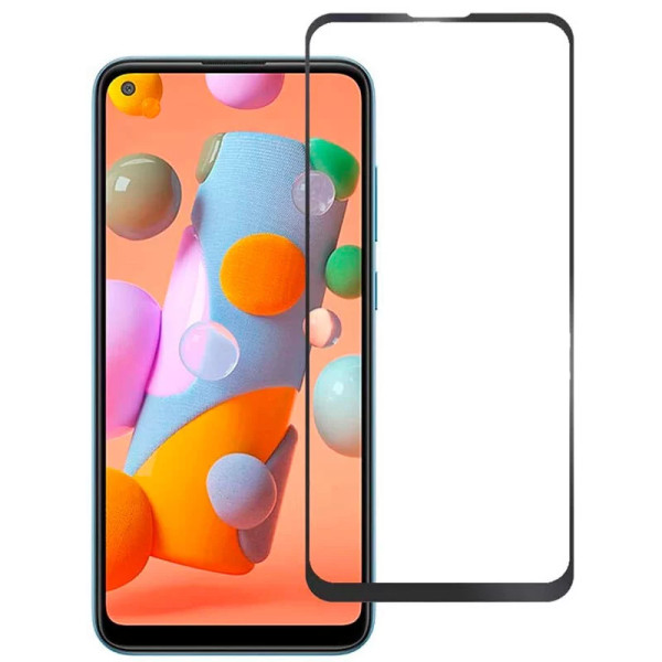 Захисне скло 9D для Samsung A11/A115 Black