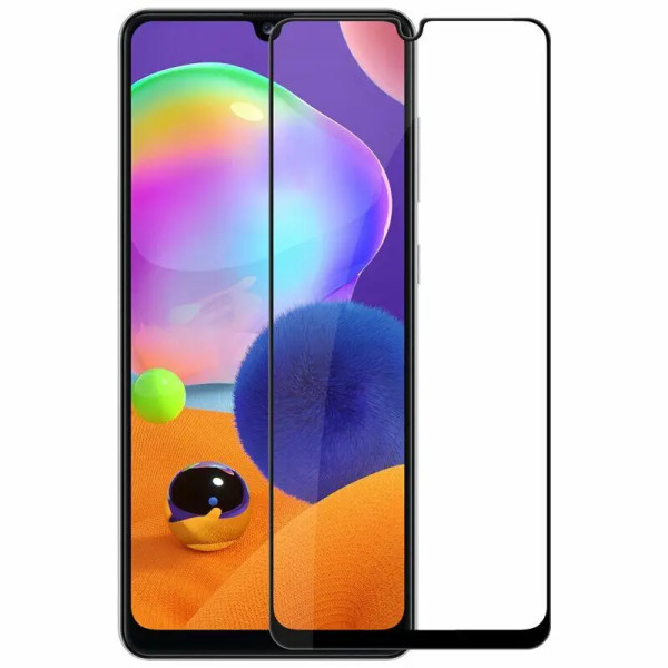 Захисне скло 9D для Samsung A31/A315 Black