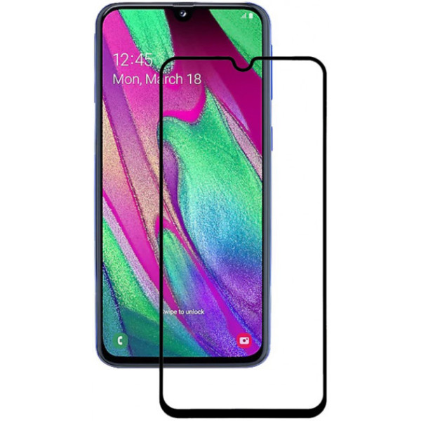 Захисне скло 9D для Samsung A40/A405 Black
