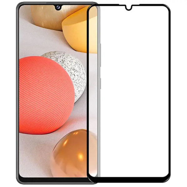 Захисне скло 9D для Samsung A42/A426 Black