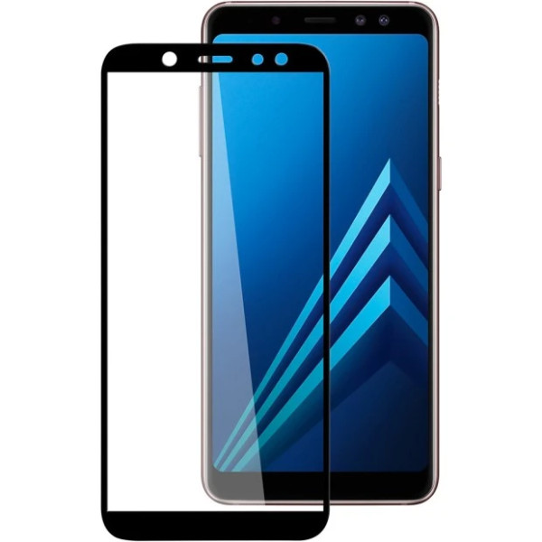 Захисне скло 9D для Samsung A6 Plus/A605 Black