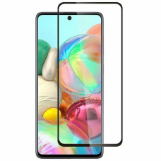 Захисне скло 9D для Samsung A71/A715 Black