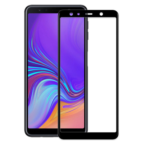 Захисне скло 9D для Samsung A7/A750 (2018) Black