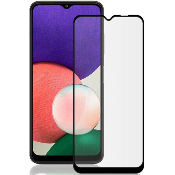 Захисне скло Lux 9D для Samsung A22 5G Black