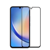 Защитное стекло Lux 9D для Samsung A34/A346 Black