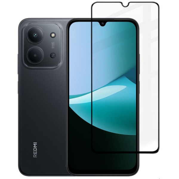 Защитное стекло Lux 9D для Xiaomi Redmi 15C 4G Black