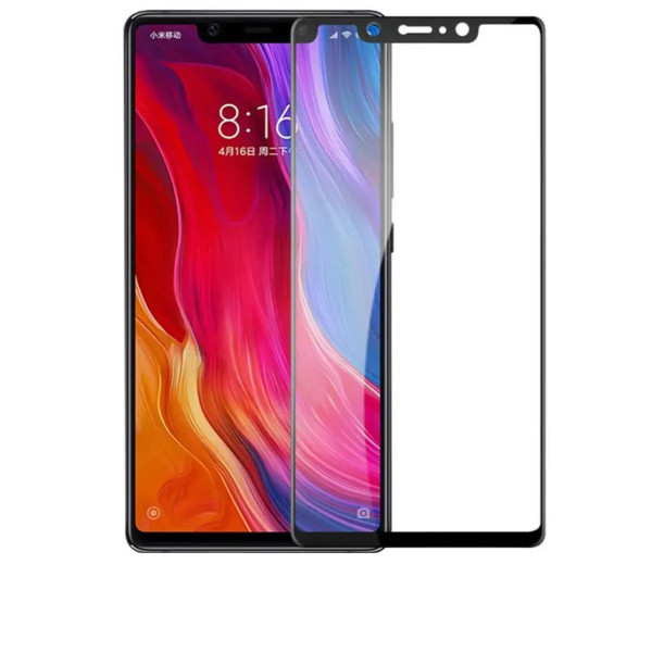 Захисне скло 9D для Xiaomi Mi 8 SE Black