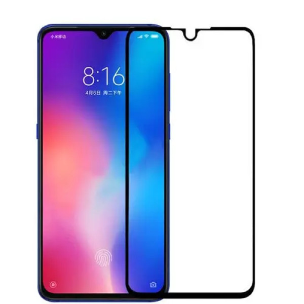 Захисне скло 9D для Xiaomi Mi 9 Black