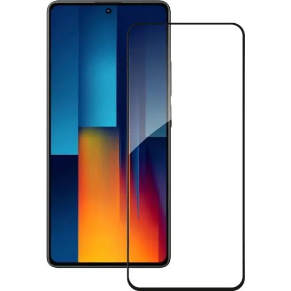 Захисне скло 9D для Xiaomi Poco M6 Pro Black