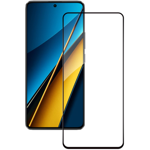 Захисне скло 9D для Xiaomi Poco X6 Black