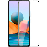 Захисне скло 9D для Xiaomi Redmi Note 10/10s Black