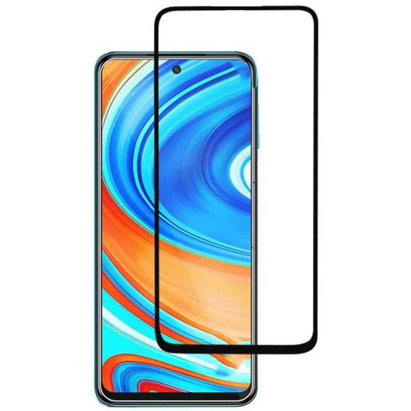 Захисне скло 9D для Xiaomi Redmi Note 9s/Note 9 Pro Black