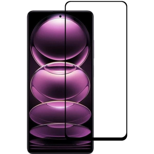 Захисне скло Lux 9D для Xiaomi Redmi Note 12 Pro Black