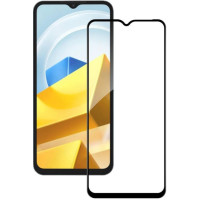 Захисне скло Lux 9D для Xiaomi Poco M5 Black