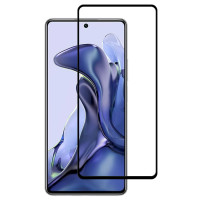 Захисне скло Lux 9D для Xiaomi Mi 11T Black