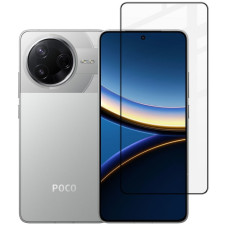 Захисне скло Lux 9D для Xiaomi Poco F7 Pro Black