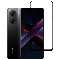 Захисне скло Lux 9D для Xiaomi Poco X7 Pro Black