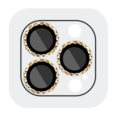 Захисне Скло Metal Shine на камеру для iPhone 14 Pro/14 Pro Max Gold