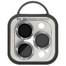 Захисне Скло Metal Shine на камеру для iPhone 14 Pro/14 Pro Max Silver