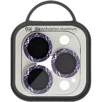 Захисне Скло Metal Shine на камеру для iPhone 14 Pro/14 Pro Max Violet