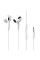 Наушники Baseus Encok 3.5mm боковые внутриканальные проводные наушники H17 White