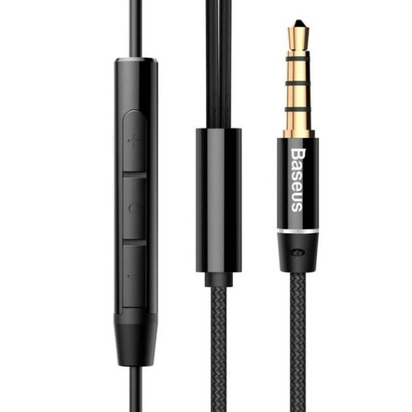 Навушники BASEUS Encok 3.5mm H19 Black