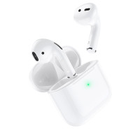 Беспроводные блютуз наушники BOROFONE BW02 Plus Bluetooth TWS White