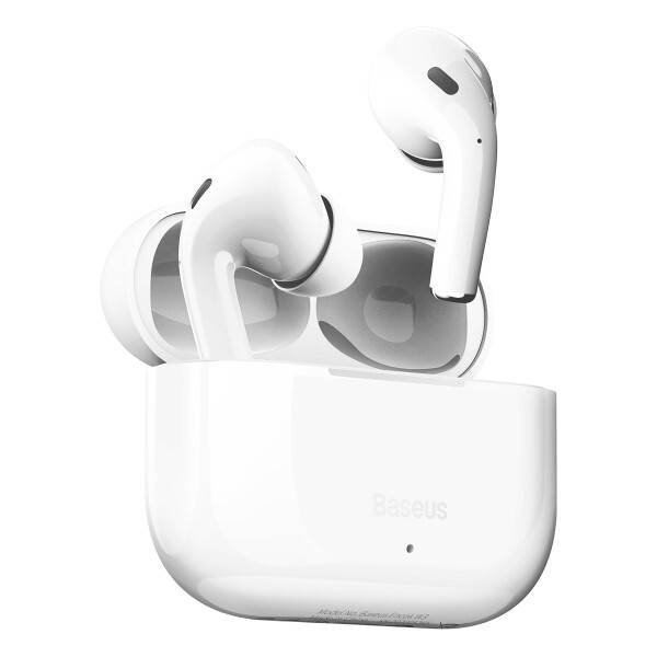 Бездротові Bluetooth-навушники Baseus Encok W3 White