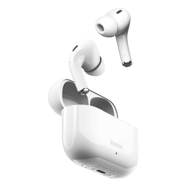 Бездротові Bluetooth-навушники Baseus Encok W3 White