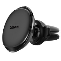 Автодержатель Baseus Magnetic Car Mount Phone Holder with Cable Clip Air Vent Black