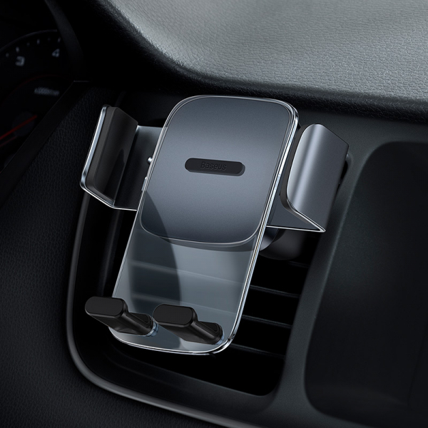 Автомобільний тримач для телефону Baseus Easy Control Clamp Car Mount Holder (Air Outlet Version) Black