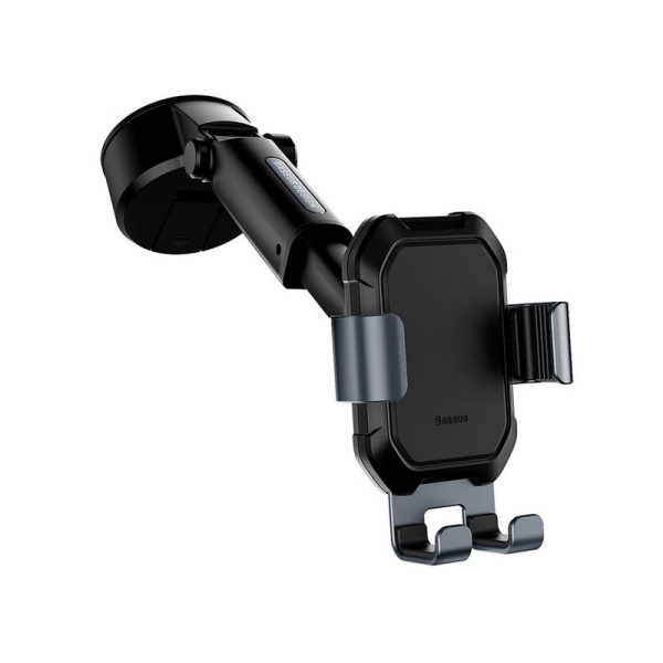 Автомобільний тримач для телефону Baseus Tank gravity car mount holder with suction base Tarnish Black