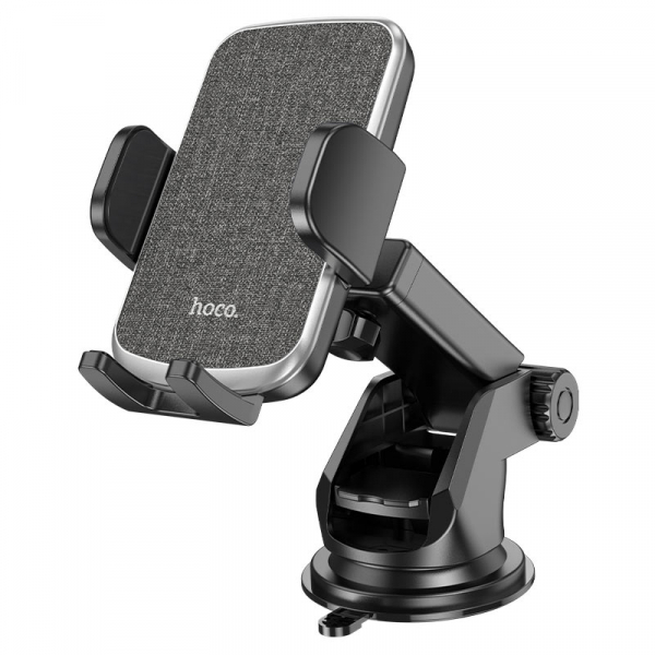 Автомобільний тримач для телефону Hoco CA95 Polaris push-type telescopic suction cup car holder Чорний