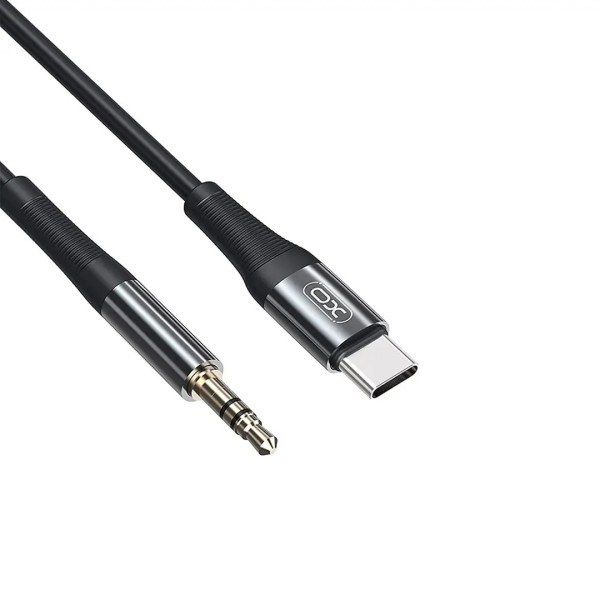 Кабель AUX XO NB-R193B Type-C to 3.5mm Black