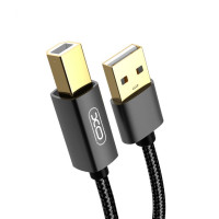 Кабель для принтера XO GB010A/USB-A to USB-B Чорний