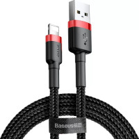 Кабель Baseus B19 USB to Lightning 2.4A 1m Red-Black
