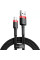 Кабель Baseus B19 USB to Lightning 2.4A 1m Red-Black