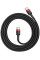 Кабель Baseus Cafule Type-c to Type-c 60W 2m Red-Black