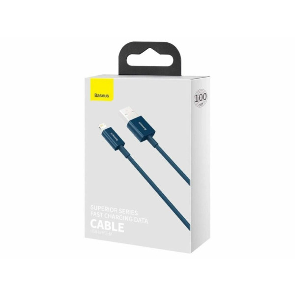 Кабель Baseus CALYS A03 USB to Lightning 2.4A 1m Blue