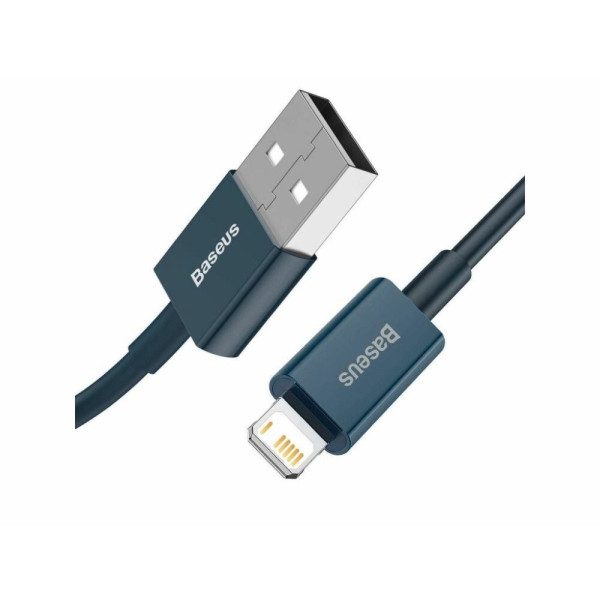 Кабель Baseus CALYS A03 USB to Lightning 2.4A 1m Blue