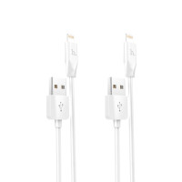 Кабель HOCO X1 USB to Lightning 2.4A 1m White