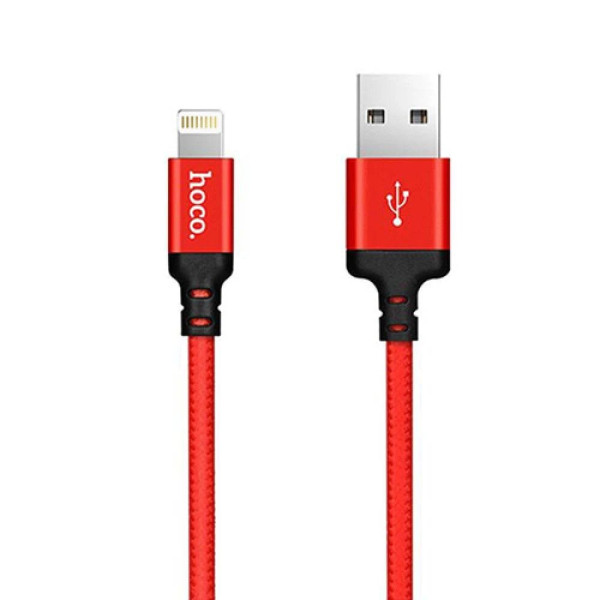 USB Кабель HOCO X14 Lightning 2A 1m Red