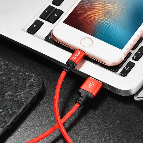USB Кабель HOCO X14 Lightning 2A 2m Red