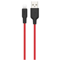 USB Кабель Hoco X21 Silicone Lightning 1m Red