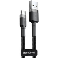 Кабель Baseus CAMKLF BG1 USB to Micro 2.4A 1м Черный