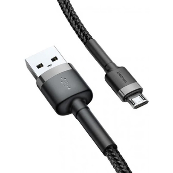 Кабель Baseus CAMKLF BG1 USB to Micro 2.4A 1m Black