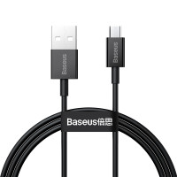 Кабель Baseus CAMYS 01 USB to Micro 2A 1m Black