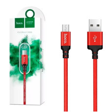 USB Кабель Hoco X14 MicroUSB 1m Red