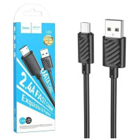 Кабель HOCO X88  USB to Micro  2.4A 1m Black