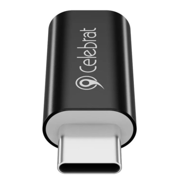 Переходник Celebrat CA-02 OTG Adapter Type-C на Lightning Connector Чорний